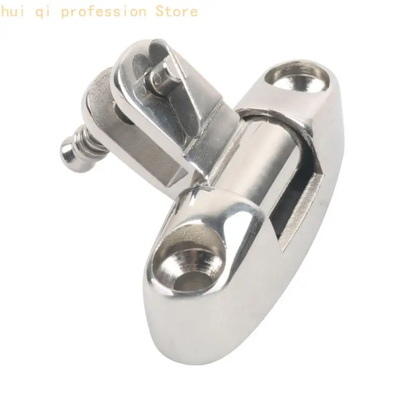 Scharnier für Bootsoberseite, Decksockel aus Edelstahl 316 mit Federstift für Bimini-Hardware-Reparaturarbeiten an Bord H8WE – Detail 2