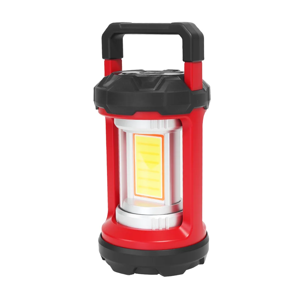 4400mAh Hunting Flashlight 2000LM Camping Emergency Lantern USB-C Rechargeable Handheld Work Light  Inspection Lamp Red Warning