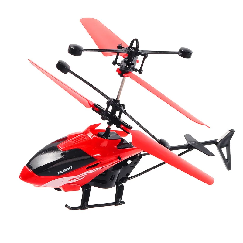 Two-Channel Suspension RC Helicopter Drop-resistant Induction Suspension Aircraft Charging Light Aircraft Kids Toy Gift for Kid