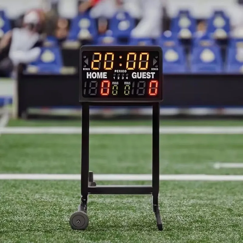 New Arrival Multisport  Basketball Scoreboard With 24 Timer Shot Clock Digital Portable Football Volleyball Scoring Equipment