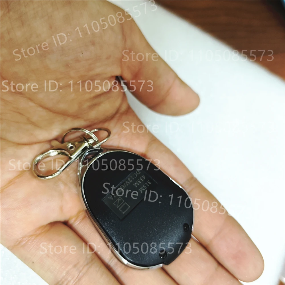 Original factory garage door remote control DOORMAN 433M DC12V/GP27A, without battery