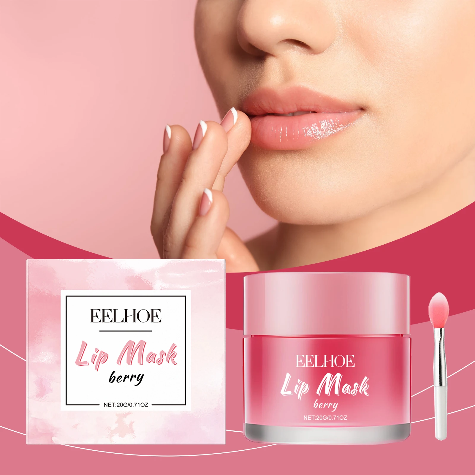 Sleeping Lip Mask Moisturizing Nourishing Hydrate And Dilute Lip Lines Soften Cracked Lips And Remove Dead Skin Jelly Lip Mask