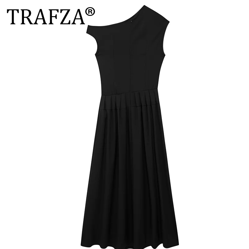 Elegant Green Pleated Womens Dresses O Neck Short Sleeve Patchwork Long Dress 2024 Summer New Lady Party Evening Robe Streetwear