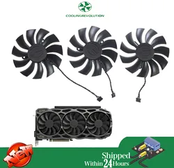 PLA09215B12H 12V 0.55A 4Pin For EVGA GTX1080TI FTW3 GTX 1080 Ti Black ELITE Fan Graphics Card Cooling Fan