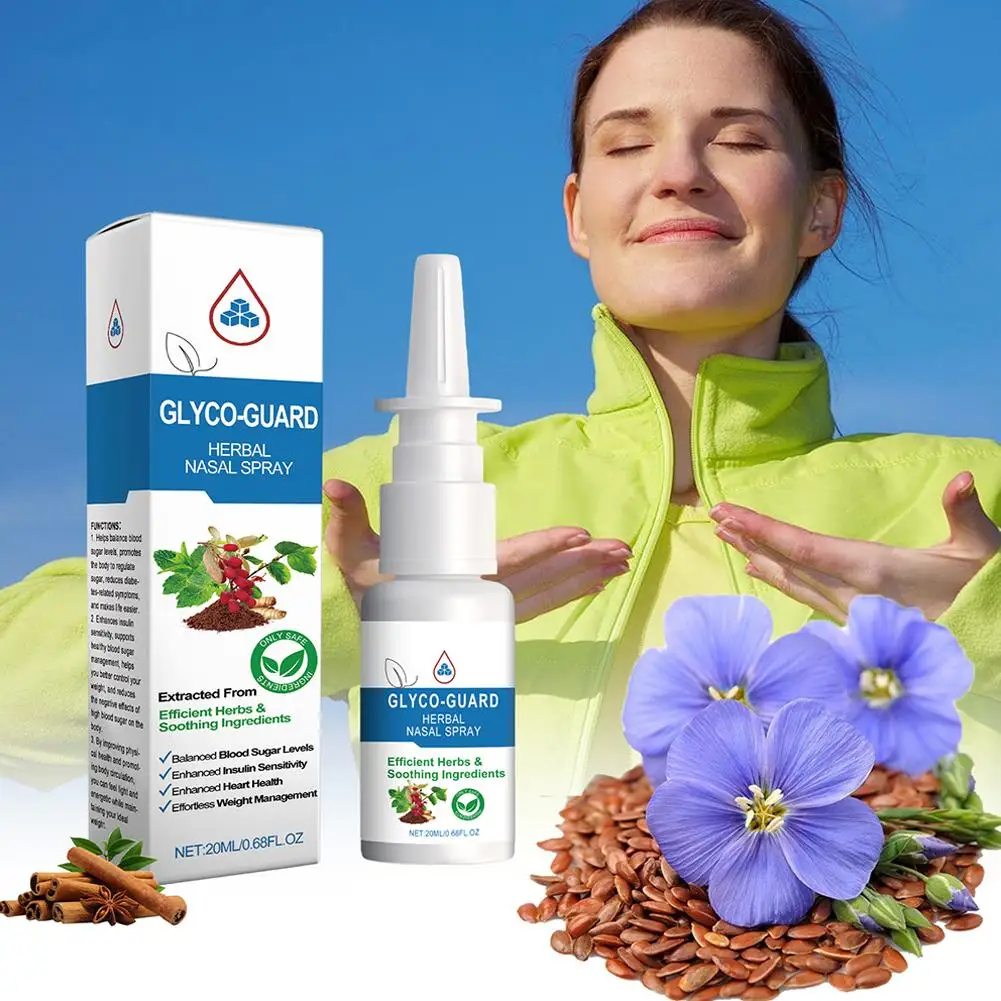 Spray nasal de ervas 5 tamanhos 20ml, spray nasal natural para reduzir o ronco, limpeza nasal e hidratação, spray nasal, respirar bem