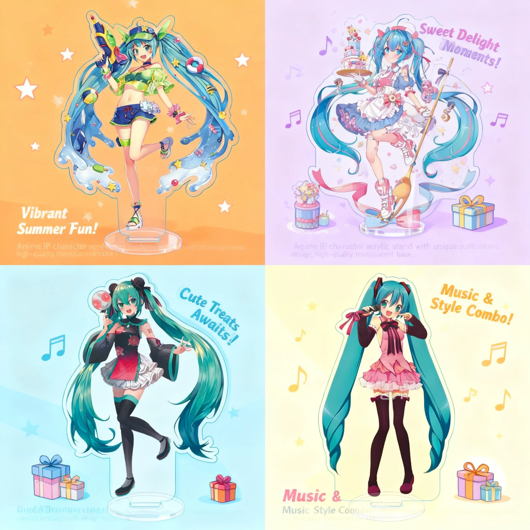 

Cute Hatsune Miku Figure Anime Miku Sama Model Statue Anime Figures Collectible Doll Student Gift Miku Figure Collection Miku