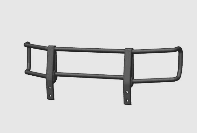 1/10 RC Rock Crawler Front Bumper Brush Guard Fits CrossRC Unimog NT4 & NT6 G-Inspired Classic Design Custom Decor Upgrade Parts view 4