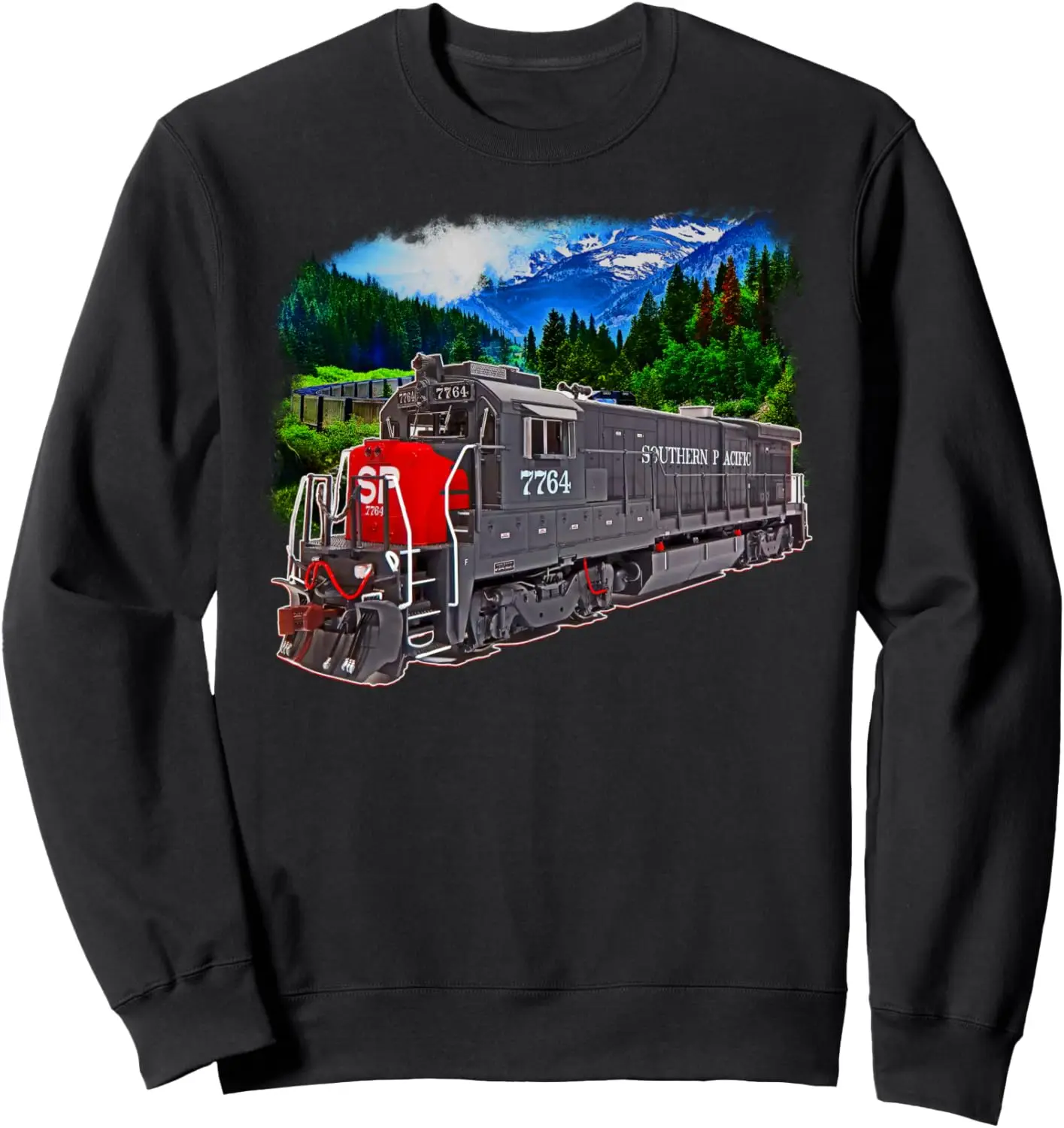 Southern Pacific Engine Train Sweatshirt