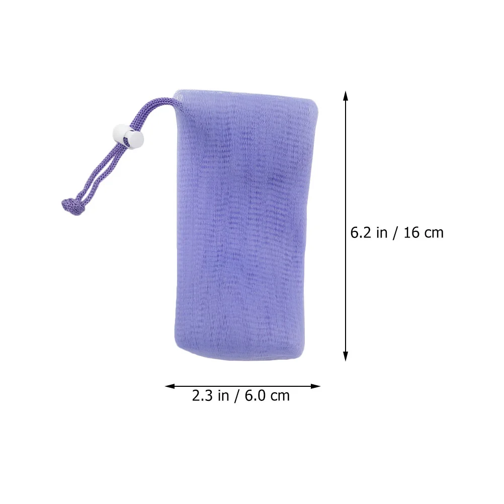 Manga De Espuma De Sabão Colorido, Bar Pouch, Esfoliante Para Chuveiro, Barras De Arroz, 4 Pcs