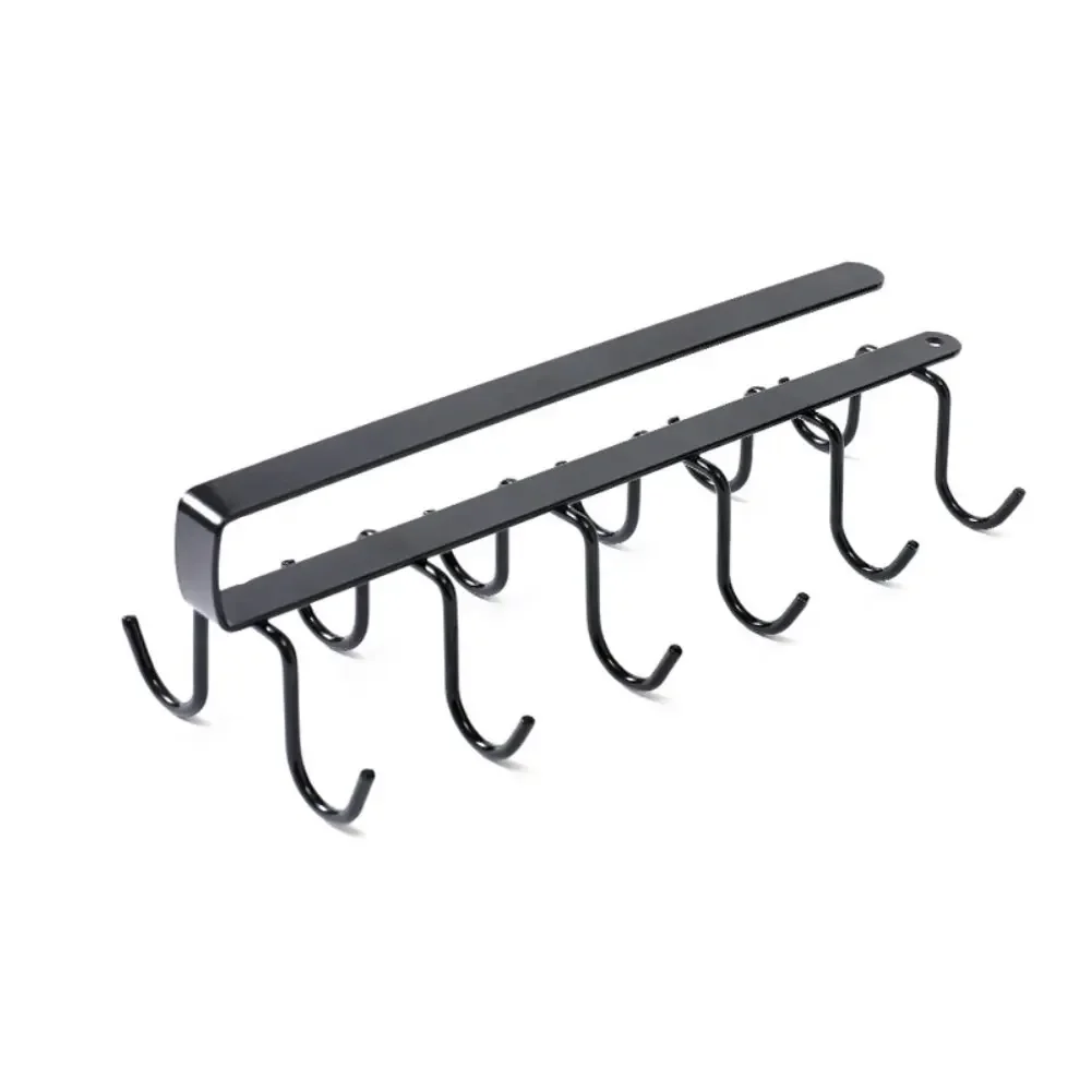 Kitchen Storage Hanging Shelf For Mugs Quick Hassle-free Installation Modern Minimalist Style For Pantry Shelves