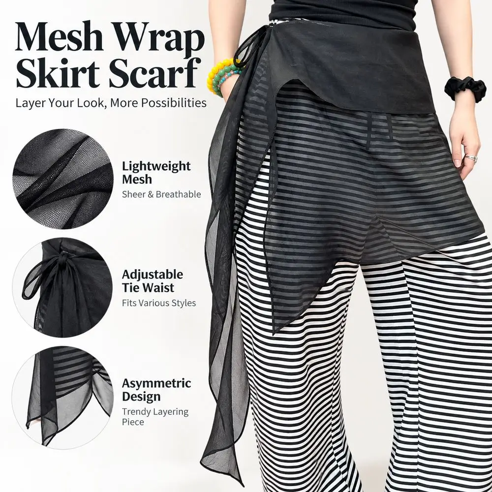 Irregular Lace Mini Skirt See Through Harajuku Lace Up Ruffles Skirt Y2K Streetwear Lace-up Design Ruched Skirts