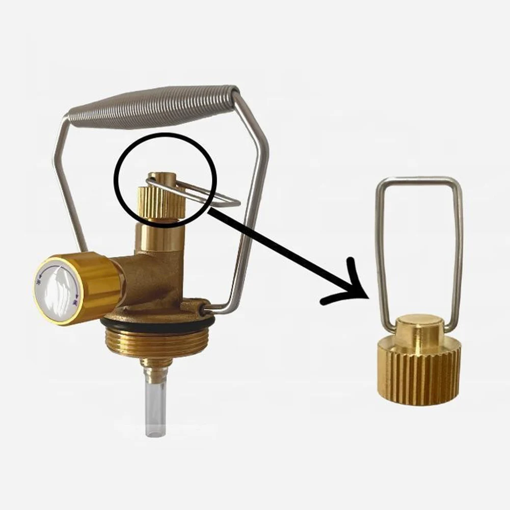 

304 Stainless Steel Camping Gas Tank Picnic Essentials Outdoor Activities Double Valve Switch Various Sizes Available