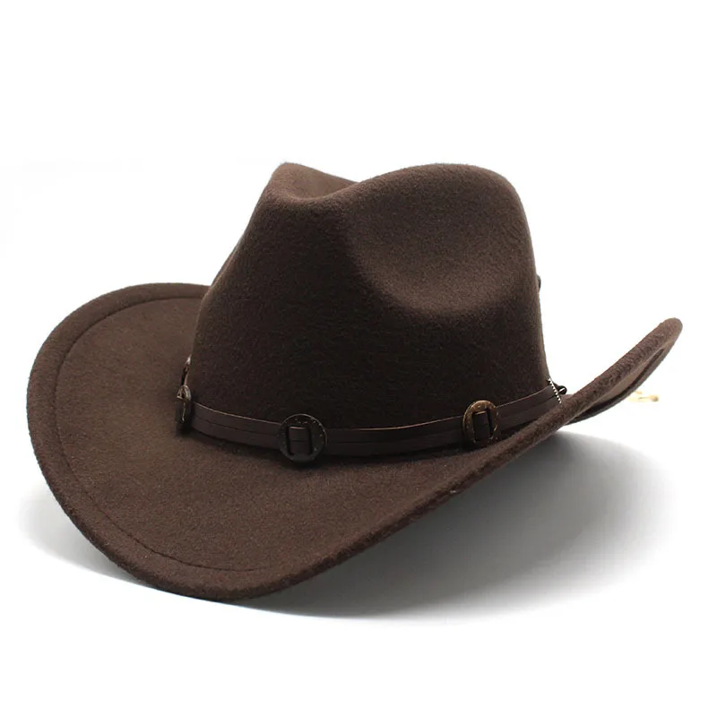 Aliexpress Couple Hat Fedora Hat Western Denim Hat Woolen Bowler Hat For Women Lmn031 3