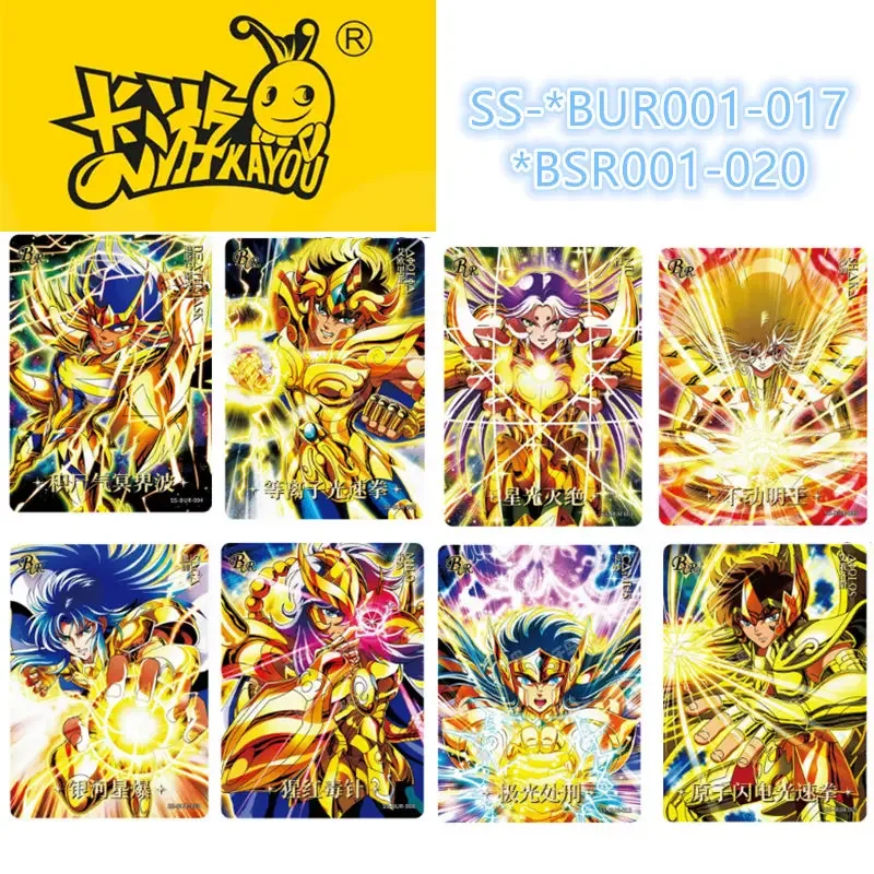 KAYOU Genuine Saint Seiya 3 Series Cards BTR Holy Cloak Awakening Single Card Single Card Full Set Rare Anime Collection Card