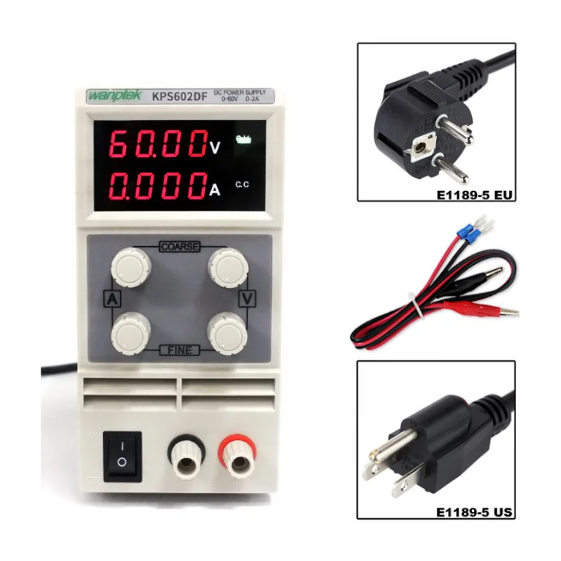 DC Stabilized Power Supply KPS-605DF Laboratory Switching Power Supply 0-60V 0-5A 110V 220V Adjustable