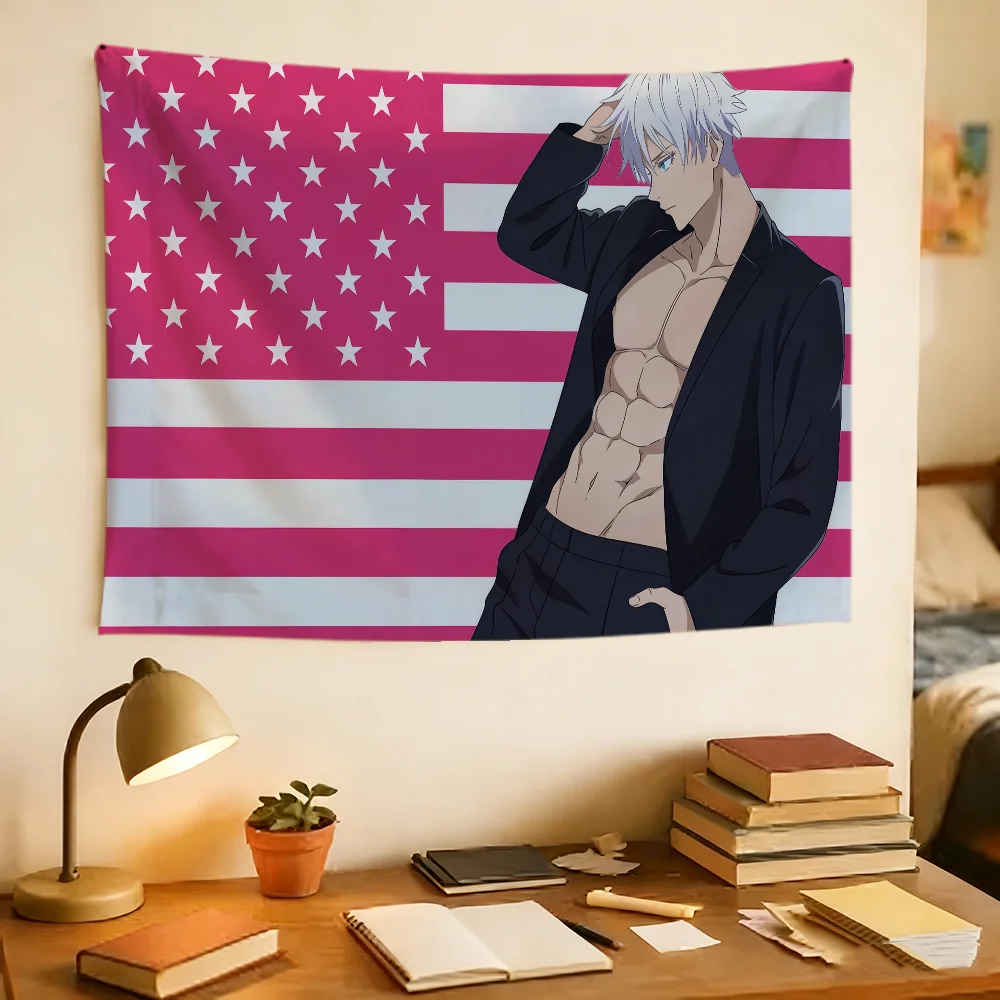 Hot Anime J-Jujutsu K-Kaisen-S flag Durable Outdoor Indoor Patio Festive Decoration Classic Design Pole Wall Room Banner