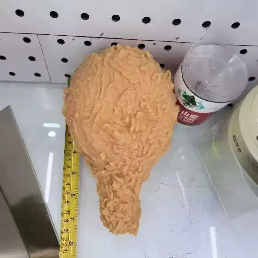 Slow Rebound Pinch Plate Toy for Stress Relief Braised Pork Chicken Thighs Ribs Decompression Office Play Toy