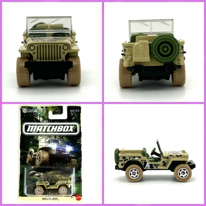 Matchbox 2025 1/64 Scale Die-Cast Model Cars Ford Explorer Land Rover Ridge Raider Willys Jeep Collectible Toys GGF12