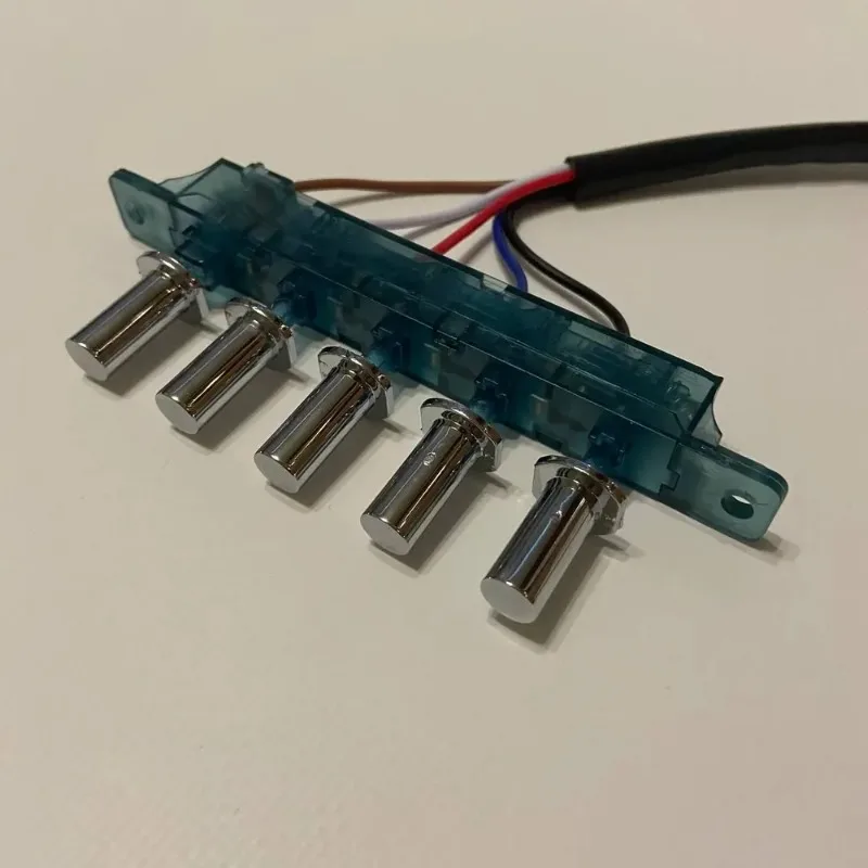 Range Hood Replacement Parts, 5-Speed Control Button Unit with Connector Wire,  Kitchen Exhaust Fan Control Switch with Wiring