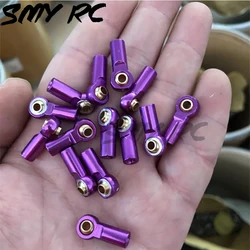 10 Stuks Metalen M3 Aluminium Link Trekstang Einde Kogelgewricht Voor 1/10 Rc Auto Crawler Axiale Scx10 D90 D110 Tamiya Racing