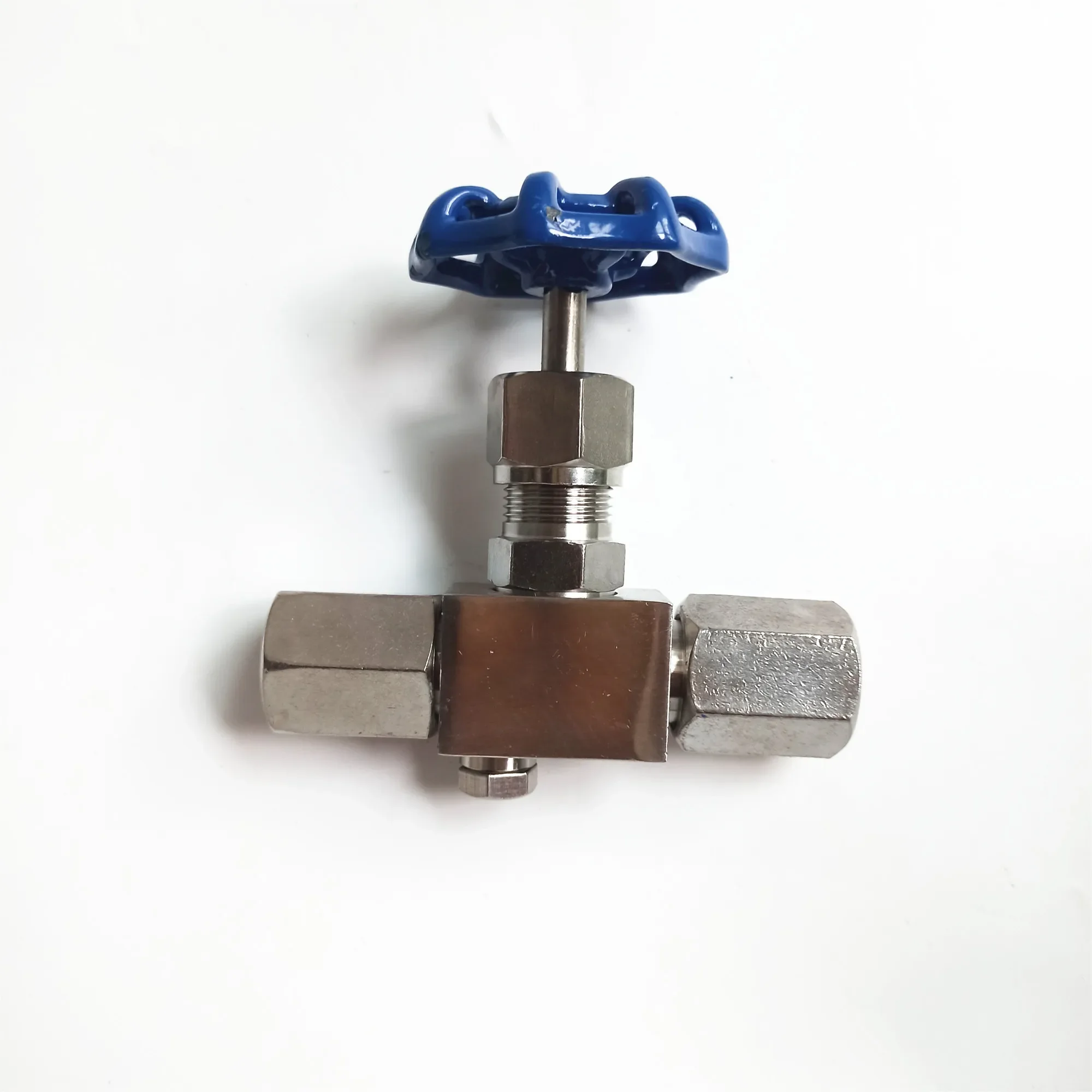 2 قطعة JJM1-160P الفولاذ المقاوم للصدأ قياس الضغط صمام إبرة صمام التوقف 304 قياس الضغط صمام التوقف M20 * 1.5 #4