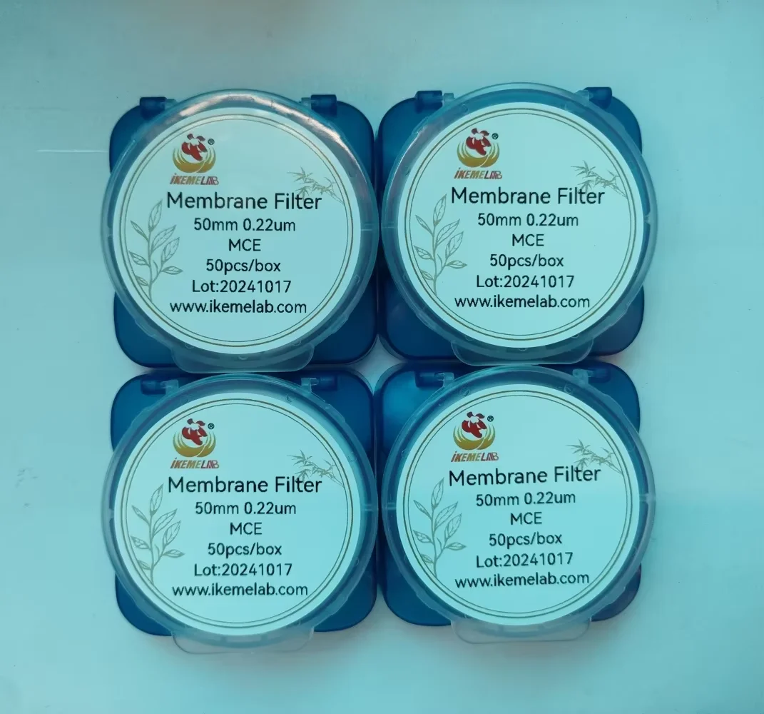 

WEIAI 50 шт./лот микропористая мембрана для микрофильтрации воды MCE, лабораторная микропористая мембрана 47 мм/50 мм 0,45 мкм