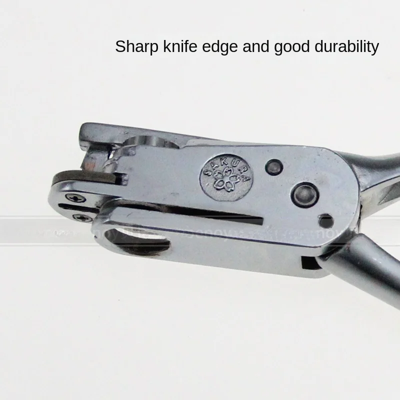 Sampling Pliers Replaceable Blade Knife-Mouth Pliers Plate-Making Multifunctional Pattern Tissue Notch Forceps sewing