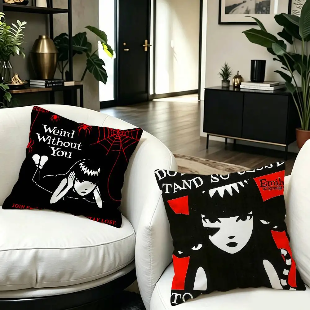 E-Emily-The-Strange Gothic-Alternative Lucky Dragon pillow cover sofa cushion cover home room decoration children gift