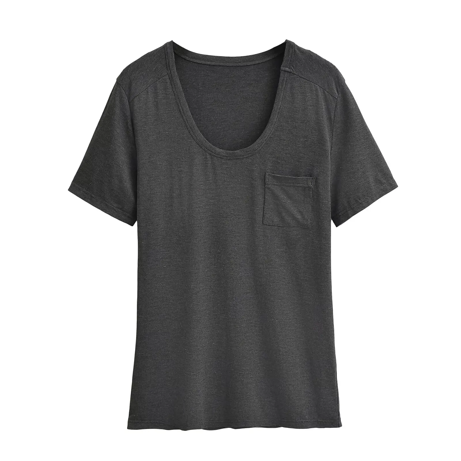 Luźna Wygodna Koszulka Ort Sve T-irt Basic Sle ket Design dla Caier Room Boting irt Street Sle Summer Top