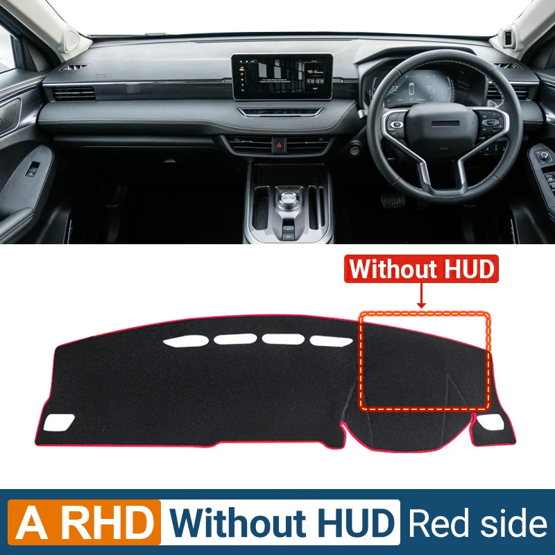 Auto Dashboard Sonnenschutz Matte Instrument Schreibtisch Abdeckung Nicht-slip Pad Für Haval Jolion 2021 2022 2023 2024 LHD RHD Zubehör