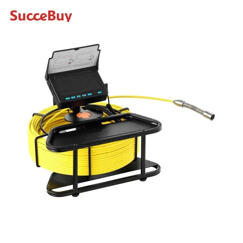 

SucceBuy Sewer Camera 4.3" Drain Inspection Camera, IP68 Waterproof Snake Plumbing Camera with Lights for Sewer Line Duct Pipes