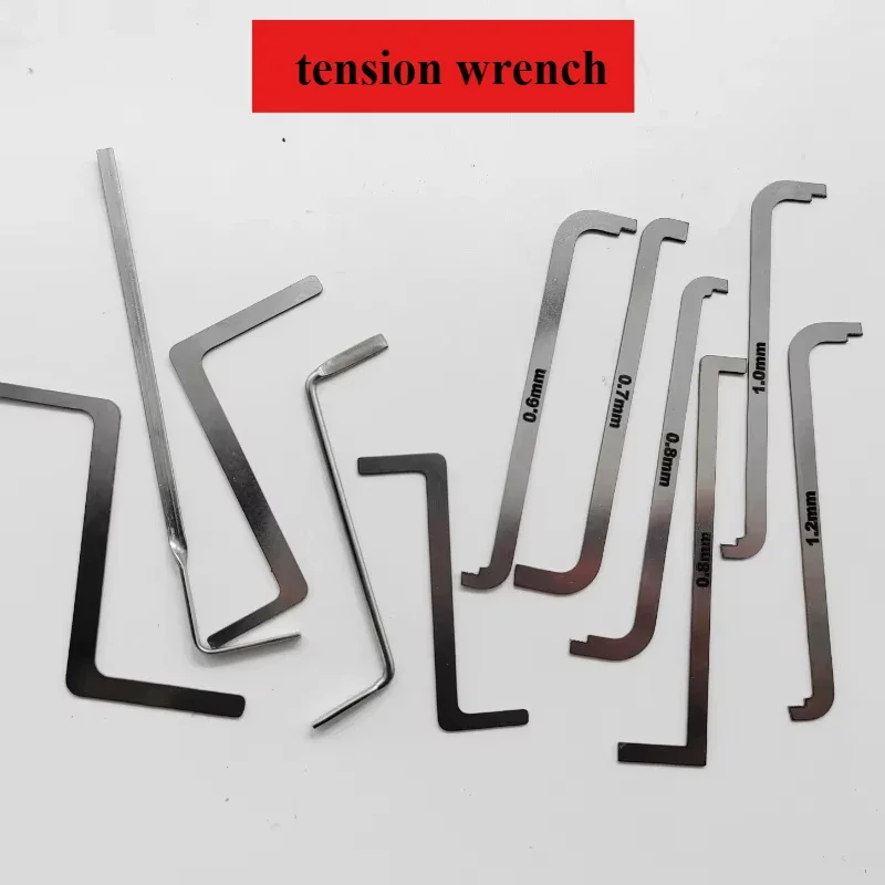 

11 Pieces Small Tools for Locks Unopen Tension Wrench Ganzuas Professional Kit Locksmith Accessories Key Picking Set Door Open