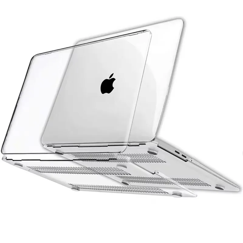 Crystal Clear Laptop Case For Macbook Neo 13 A3404 2026 New Air Pro 13 14 15 16 M1 M2 M3 M4 M5 Chip For MacBook Protective Case