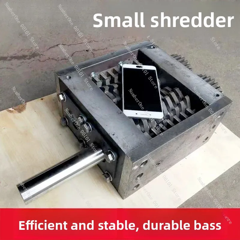 Shredder double shaft large shredder machine box small shredder knife box plastic metal crusher garbage crushing