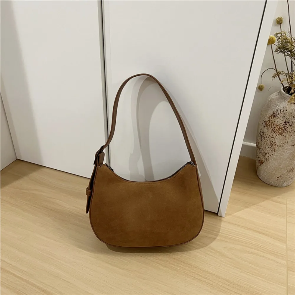 

Осень 2024, замшевые сумки на плечо, большие вместительные бархатные сумки через плечо, женские дорожные сумки-бродяги для поездок на работу