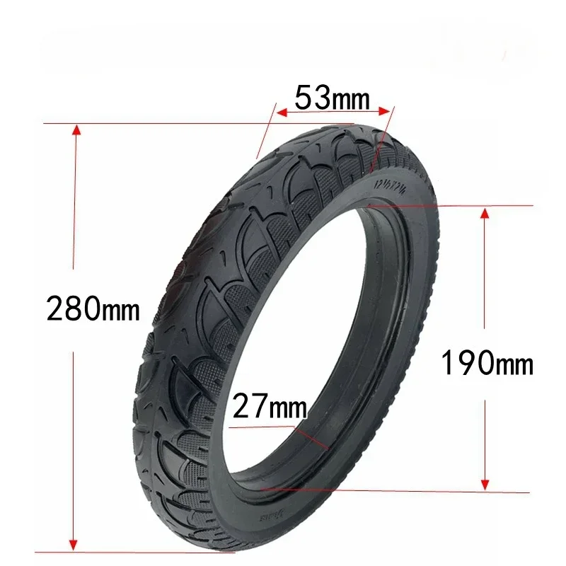 12.5inch 12 1/2X2 1/4 solid tire for Electric Vehicle Scooter non- inflatable explosion-proof