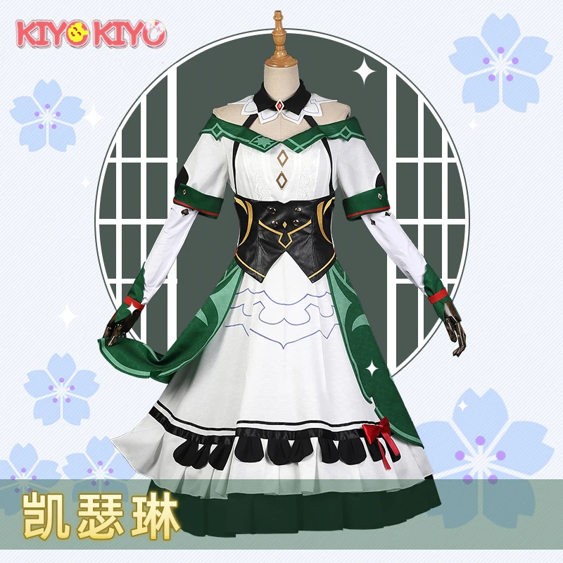 

KIYO-KIYO Game Genshin Impact Cosplay Katheryne Dress Cosplay Costume Halloween Costumes Katheryne Maid Dress