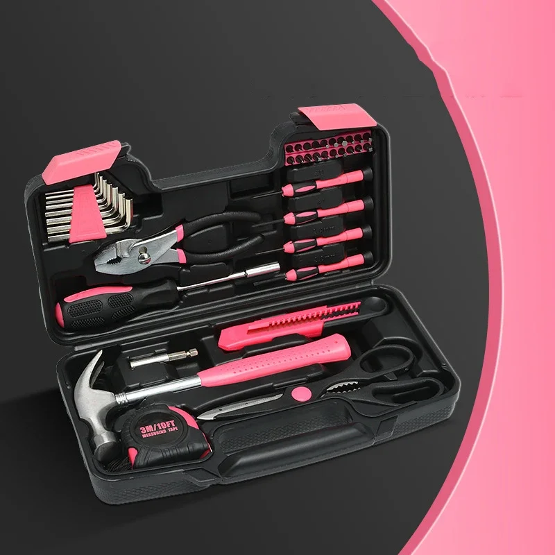 

Daily Home Maintenance 39/131 Piece Set Household Multifunctional Hardware Tool Automotive Repair Small Portable Hand Tool Box