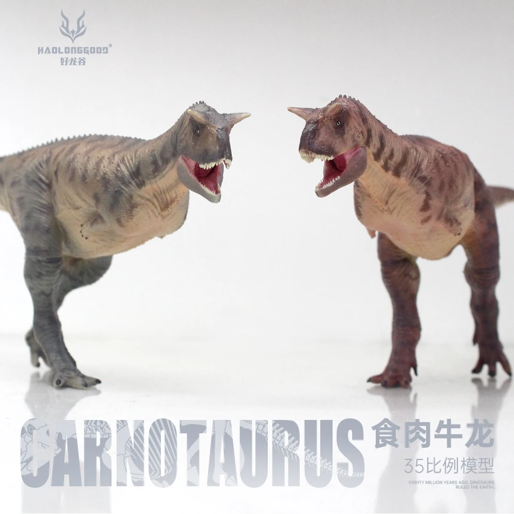 Modelo de juguetes de dinosaurios jurásicos HaoLongGood Carnotaurus