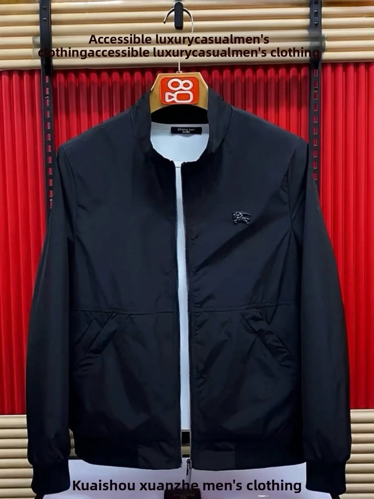 

Мужская повседневная хлопковая куртка на весну-осень: новая, удобная, теплая, модная, с воротником-стойкой, длинными рукавами, на молнии