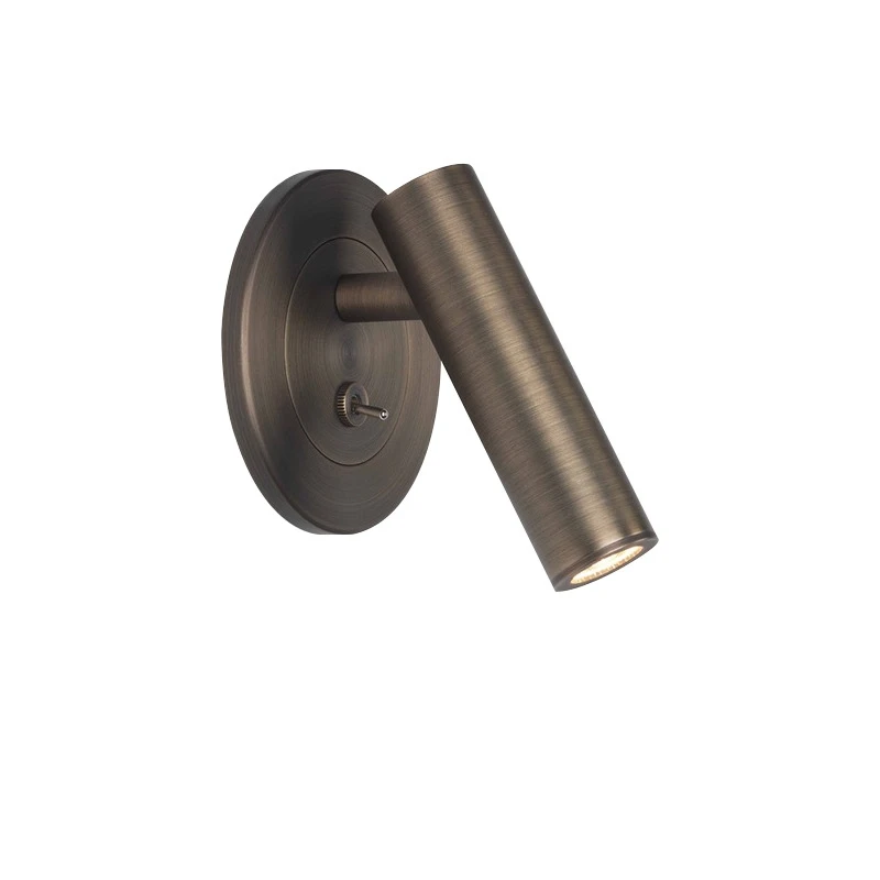Ingebouwde LED Wandlamp met Schakelaar Verstelbare Hotel Slaapkamer Hoofdeinde Leeslamp Nachtkastje Blaker Spotlight Armatuur AC100-220V