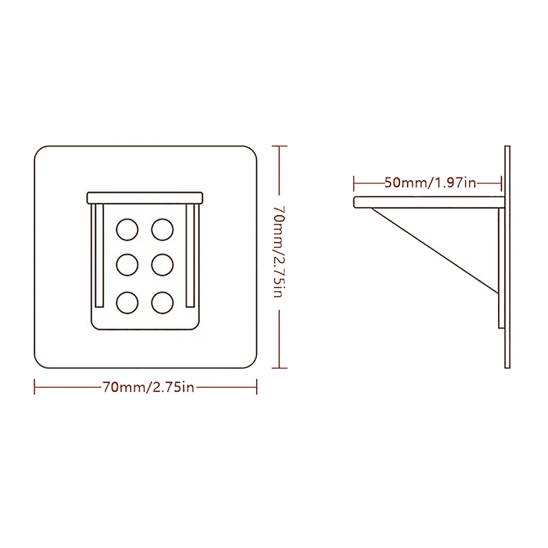 4 pezzi di supporto per ripiano adesivo per cucina camera da letto armadio armadio clip di supporto per mensola appendiabiti da parete supporto per staffa adesiva