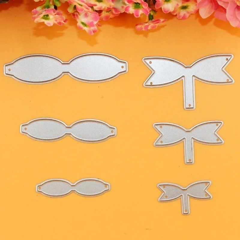 Ribbons Metal Die Cuts Cutting Dies Scrapbooking Embossing Folder Suit for Sizzix Fustella Big Shot Machine