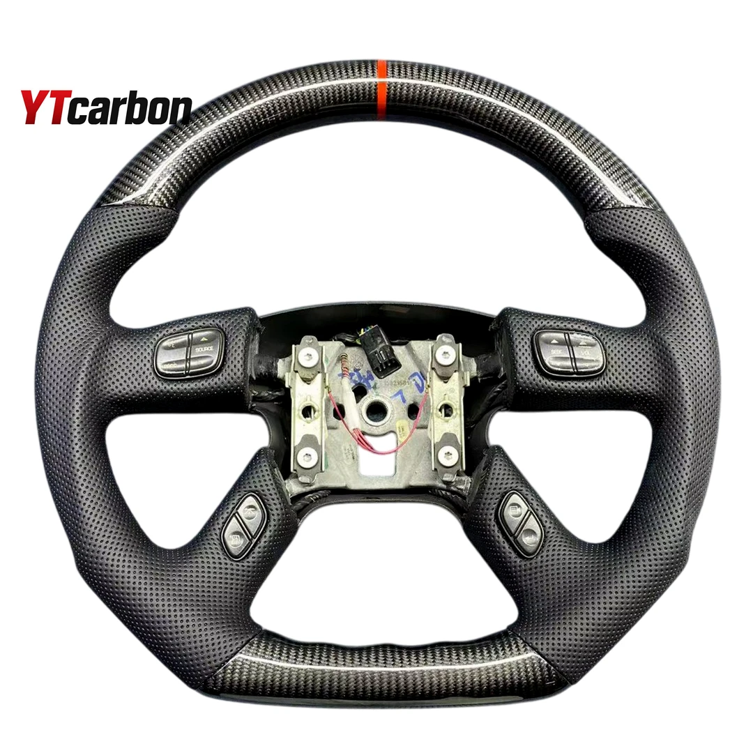 Env oy Sava na Sierra Yukon 02-06 Auto Parts Car Interior Accessories Modify Custom Real Carbon Fiber Steering Wheel