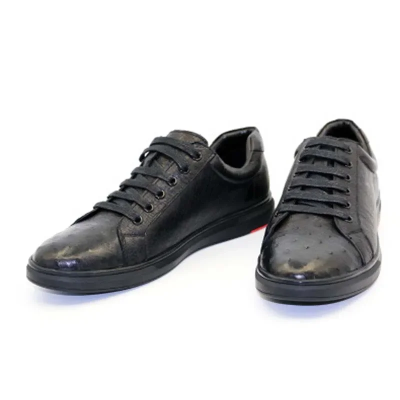 hubu import Ostrich leather  Men shoes  men board Casual