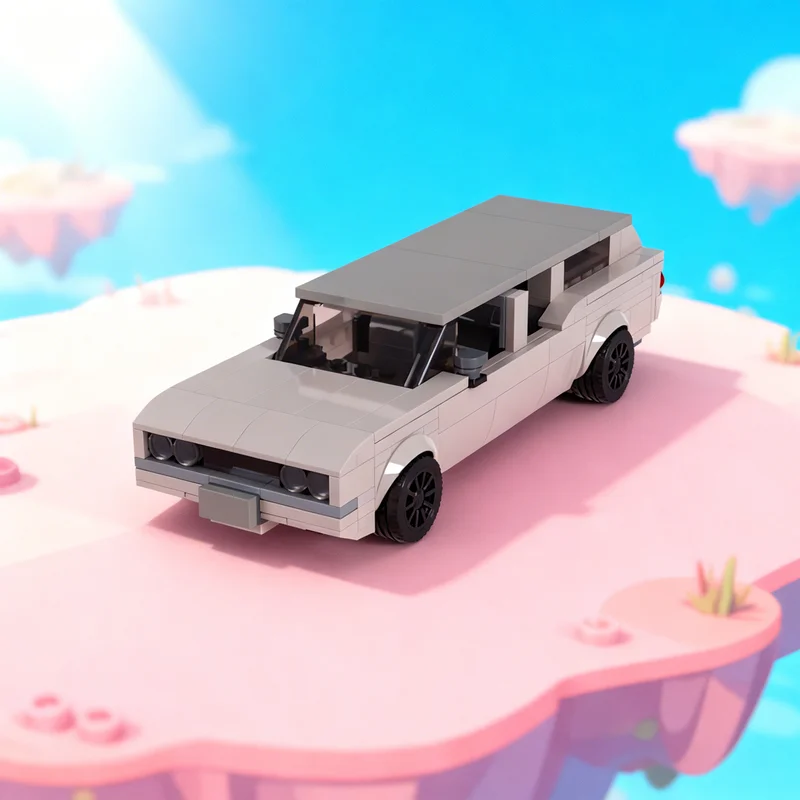 

275 деталей MOC: Классические комбинированные автомобили, конструктор, рождественский подарок, игрушка, креативная идея для самостоятельной сборки, развивающая игрушка для детей