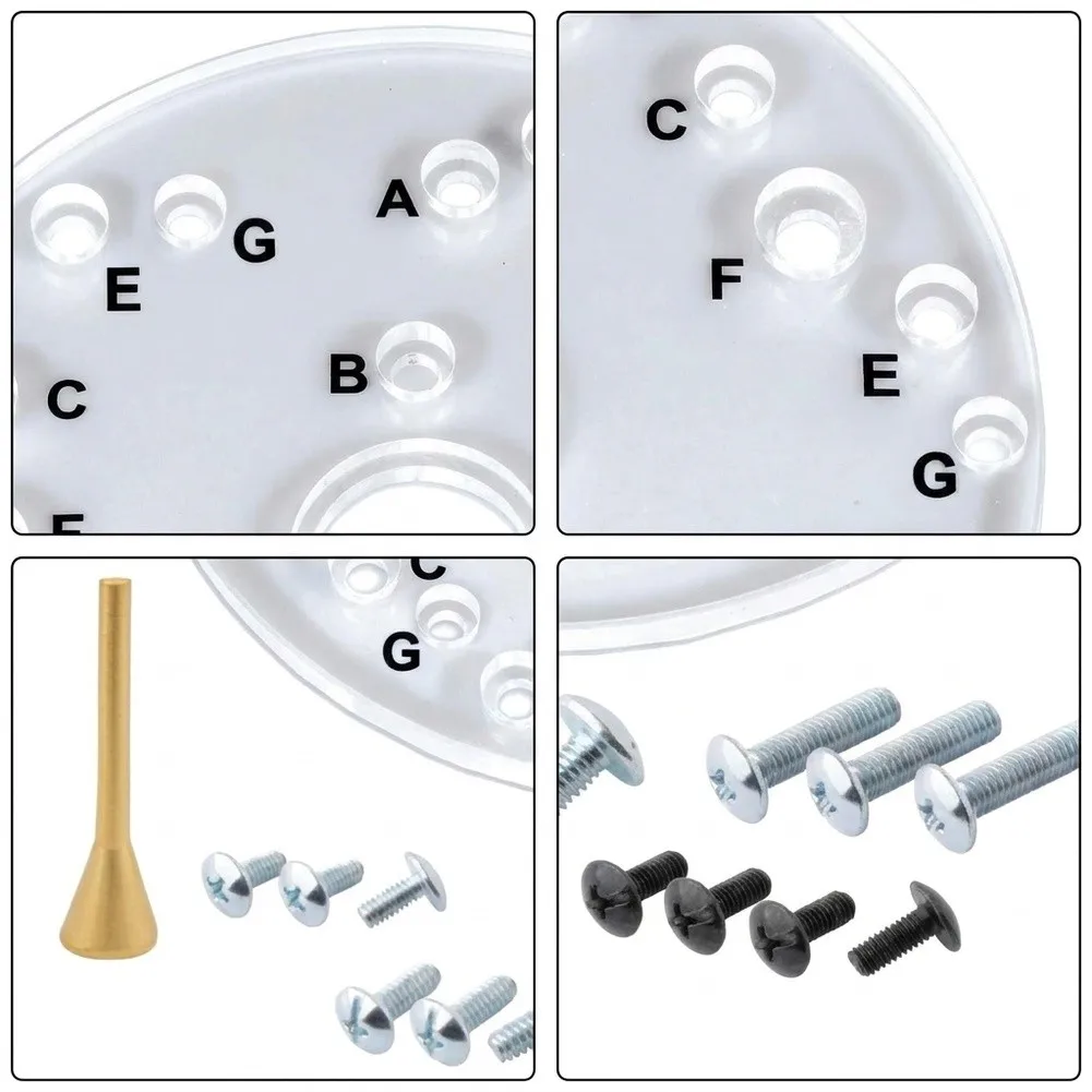 Router Base Plate Constructed from Clear For Acrylic with Centering Pin Designed for Router Models 690 and 621