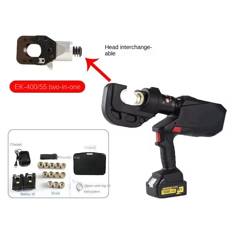 808080 Rechargeable Electric Pliers 2-in-1 Shear & Crimping Tool Ez-300/Ez-400 Factory Direct Sale Compact Power Pres