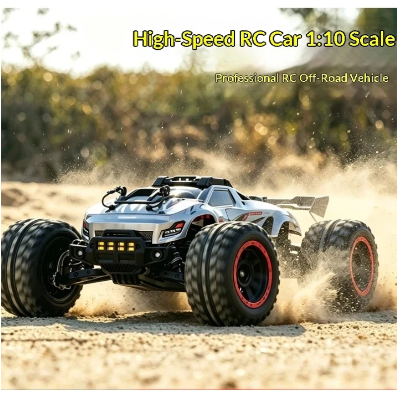 1:10 Professional High Speed Rc Car All Terrain Off Road Climbing Big Foot Four Wheel Drive Shock Absorption For Adult