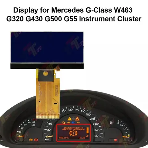 Dashboard LCD Display for Mercedes G-Class W463 G320 G430 G500 G55 Instrument Cluster